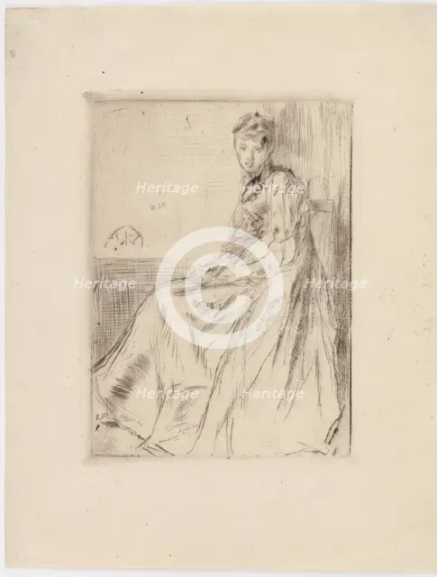 The Letter (Maud, seated), 1873. Creator: James Abbott McNeill Whistler.