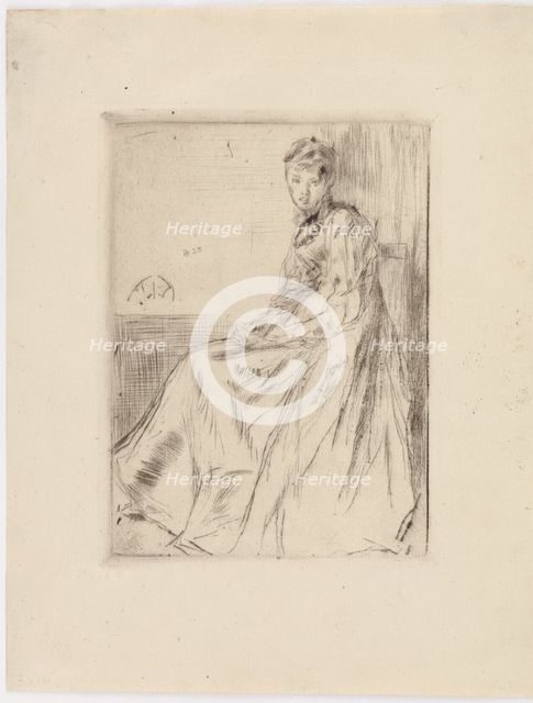 The Letter (Maud, seated), 1873. Creator: James Abbott McNeill Whistler.