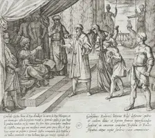 The Letter Orders the Murder of Gonzalo Gustos and the Capture of the Infantes, 1612. Creator: Antonio Tempesta