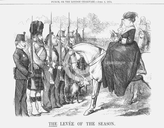 'The Levée of the Season', 1874.  Creator: Joseph Swain.