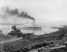 The Levee, Baton Rouge, La., c.between 1910 and 1920. Creator: Unknown