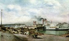 The levee, St Louis, Missouri, USA, 1907