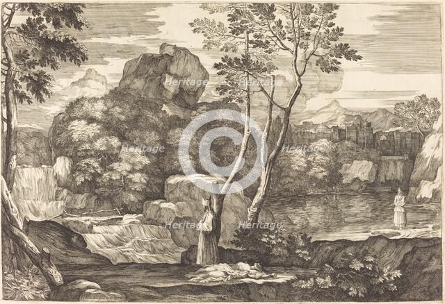 The Levite and the Priest Pass the Man Without Helping Him. Creator: Sébastien Bourdon.