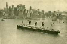 The "Leviathan" at New York c1930. Creator: Unknown