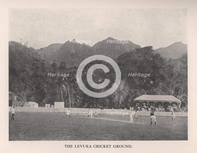 The Levuka Cricket Ground, Fiji, 1912. Artist: Unknown.