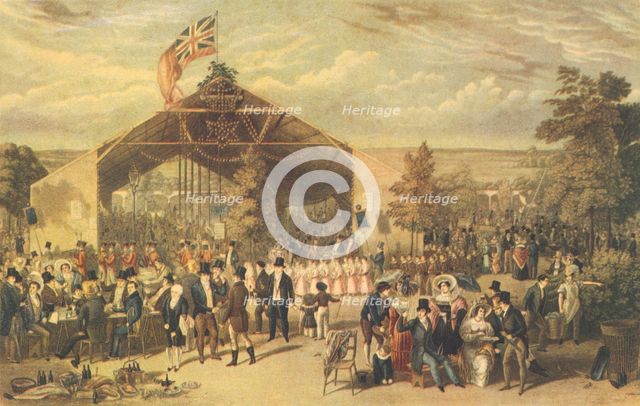 The Licensed Victuallers' Annual Dinner, Mermaid Tavern, Hackney, 1866. Artist: George Hunt.
