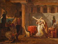 The Lictors Returning to Brutus the Bodies of his Sons. Study, late 18th-early 19th century. Creator: Jacques-Louis David