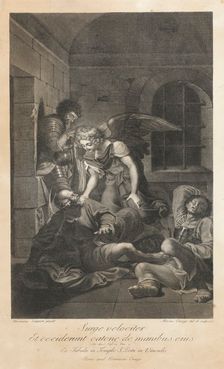 The Liberation of Saint Peter, 1779. Creators: Domenichino, Luigi Cunego