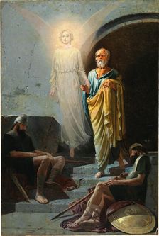The Liberation of Saint Peter, 1889. Creator: Ryabushkin, Andrei Petrovich (1861-1904)
