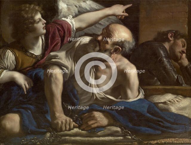 The Liberation of Saint Peter, c1622. Creator: Guercino (1591-1666).