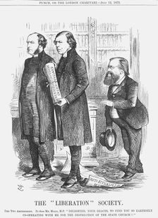 The "Liberation" Society 1873. Creator: Joseph Swain