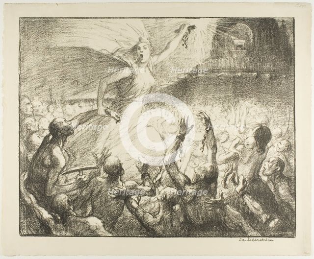 The Liberator, 1903. Creator: Theophile Alexandre Steinlen.
