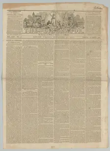The Liberator, Vol. XXV, No. 47, November 23, 1855. Creator: Unknown