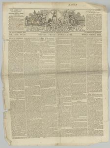 The Liberator, Vol. XXVII, No. 23, June 5, 1857. Creator: Unknown