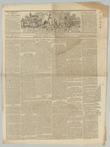 The Liberator, Vol. XXIV, No. 16, April 21, 1854. Creator: Unknown
