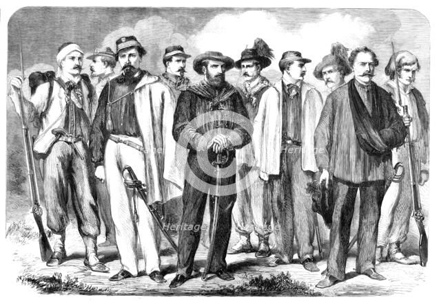The Liberators of Sicily - from a sketch by our special artist, 1860. Creator: Unknown.