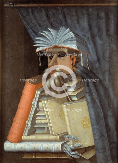 The Librarian. Artist: Arcimboldo, Giuseppe (1527-1593)