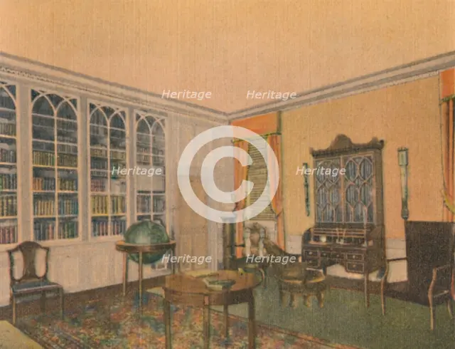 'The Library', 1946. Artist: Unknown.