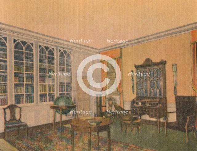 'The Library', 1946. Artist: Unknown.