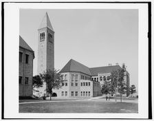 The Library, Cornell University, between 1890 and 1901. Creator: Unknown