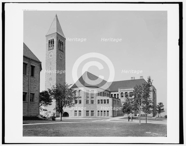 The Library, Cornell University, between 1890 and 1901. Creator: Unknown.