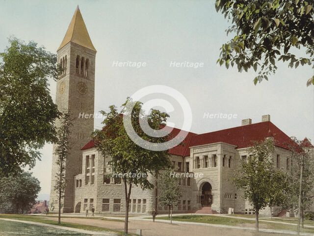 The Library, Cornell University, ca 1900. Creator: Unknown.