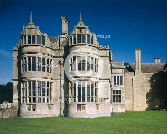 The Library and Parlour, Kirby Hall, Northamptonshire, 1993. Artist: John Critchley