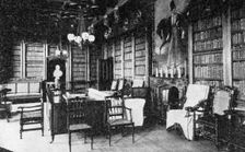 The Library, Abbotswood 1923.Artist: WA Mansell & Co