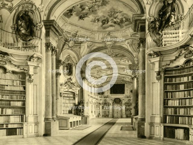 The Library, Admont Abbey, Austria, c1935. Creator: Unknown.