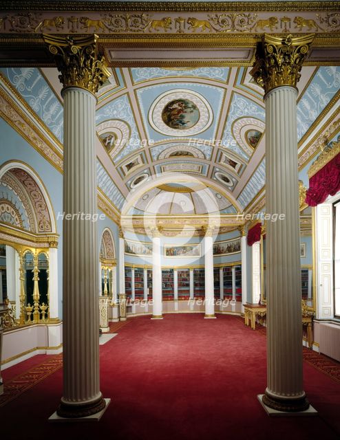 The library at Kenwood House, Hampstead, London, 1990. Artist: Paul Highnam
