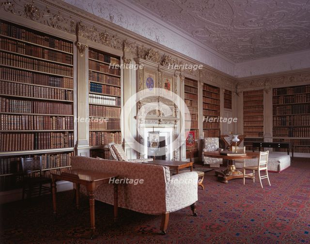 The Library, Audley End House, Essex, 1996. Artist: Unknown