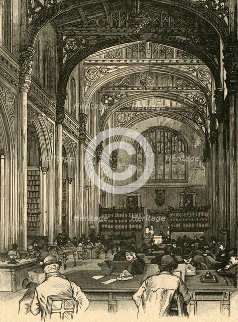 'The Library, Guildhall', 1897. Creator: Unknown.