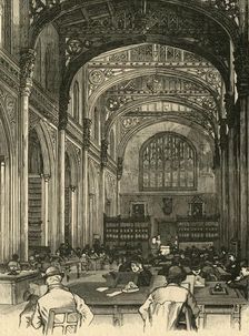 The Library, Guildhall 1897. Creator: Unknown