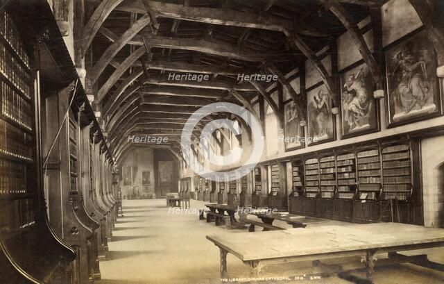 'The Library, Durham Cathedral', 1893. Creator: Unknown.