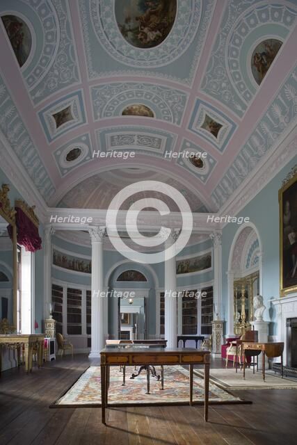 The Library, Kenwood House, Hampstead, London, c2013. Artist: Patricia Payne.