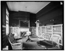 The Library, Hotel Champlain, N.Y., between 1900 and 1910. Creator: Unknown