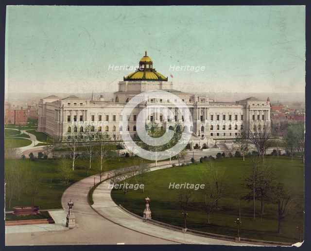 The Library of Congress, Washington, c1900. Creator: Unknown.