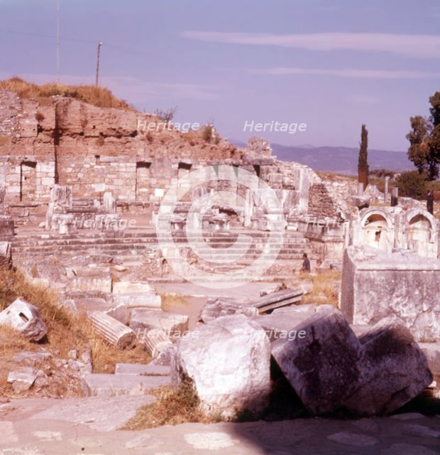 The Library of Celsus, Ephesus, Turkey, c1955.  Creator: Arthur Charles Kirby Ware.
