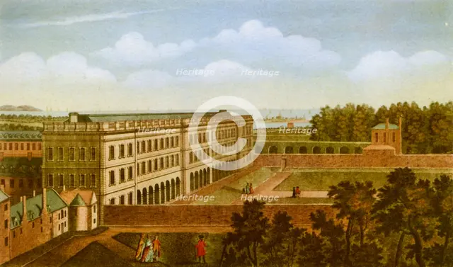 'The Library of Trinity College, Dublin', c1760, (1943).  Creator: Robert Sayer.
