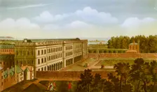 The Library of Trinity College, Dublin c1760, (1943). Creator: Robert Sayer