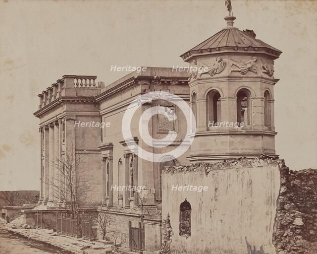 The Library, Sebastopol, 1855-1856. Creator: James Robertson.