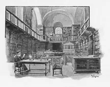 The Library, St. Paul's Cathedral 1891. Creator: William Luker