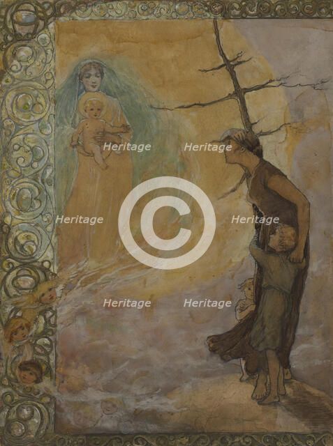 The Light of the World, 1881. Creator: Louis Prang.