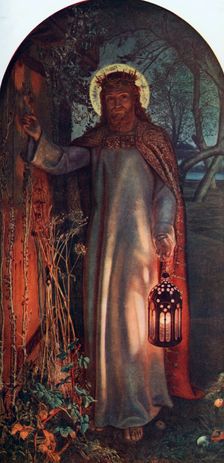 The Light of the World c1851-1853.Artist: William Holman Hunt