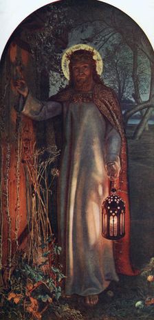 The Light of the World c1851-1853.Artist: William Holman Hunt