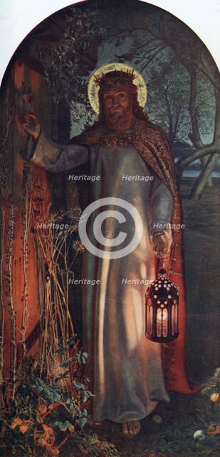 'The Light of the World', c1851-1853.Artist: William Holman Hunt