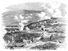 The Light Cavalry Charge at Balaclava, 1854. Creator: Unknown