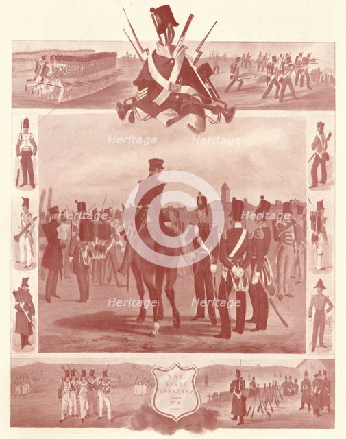 'The Light Infantry (1846)', c1846 (1909). Artists: Unknown, William Walker.