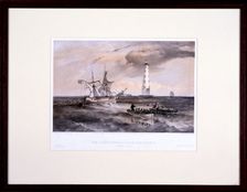 The Lighthouse at Cape Chersonese, Looking South Crimea, Ukraine, 1855. Artist: Thomas Goldsworth Dutton