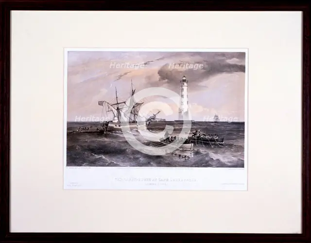'The Lighthouse at Cape Chersonese, Looking South', Crimea, Ukraine, 1855. Artist: Thomas Goldsworth Dutton   